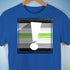 Agender Pride Flag Exclamation Point Premium Unisex T-Shirt - Royal Blue